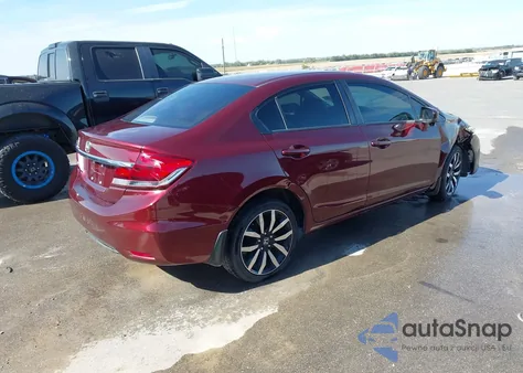 2015 Honda Civic Ex-L z USA, uszkodzony, nr VIN 2HGFB2F90FH535728